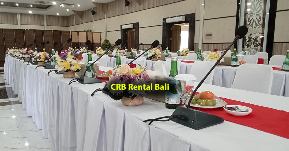 sewa mic delegate bali